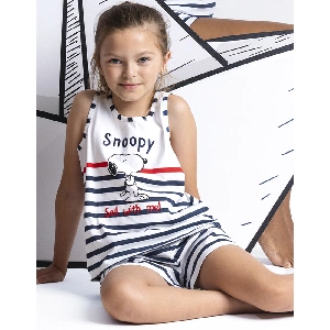 Pijama infantil niña Snoopy ADM62451