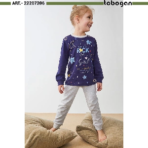 Pijama infantil niña Tobogan 22207206 Otoño-invierno Interlock