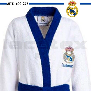 Albornoz infantil niño Real Madrid club de futbol 100_275