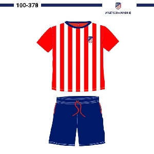 Pijamas interlock Algodón hombre Atlético de Madrid 100-378 Primavera-verano