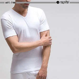 Camiseta hombre rapife manga corta algodon 750
