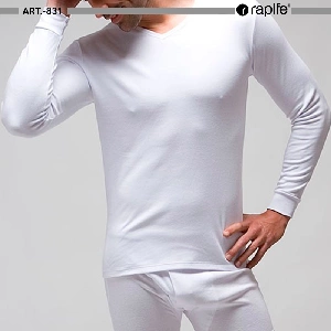Camiseta hombre rapife 831 manga larga thermal algodón