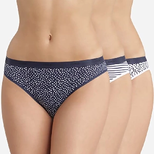 Packs De Braguitas Mujer, Pack 3 Bragas Culotte Pockets Ecodim Estampado