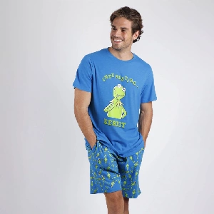 Pijama de hombre Disney 55446 de punto slub primavera-verano