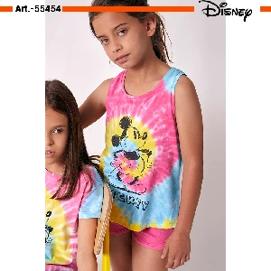 Pijama de niña Disney 55454 de punto primavera-verano