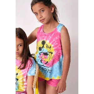 Pijama de niña Disney 55454 de punto primavera-verano