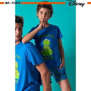 Pijama de niño Disney 55455 de punto slub primavera-verano