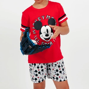 Pijama infantil niño Disney Mickey 55475 primavera-verano