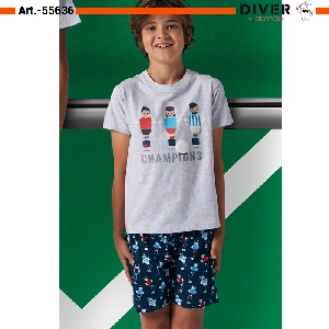 Pijama de niño Diver 55636 de punto vigore primavera-verano