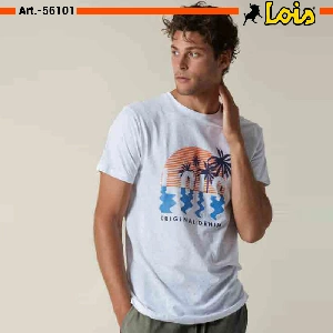 Camiseta de hombre Lois 56101 primavera-verano