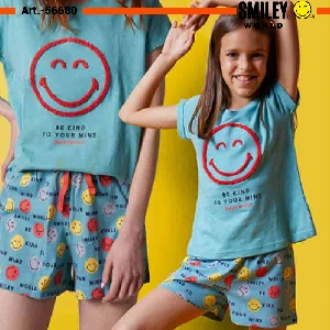 Pijama de niña Disney 56680 de punto slub primavera-verano