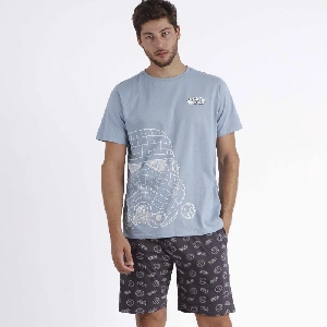 Pijama de hombre Star Wars AD60664 primavera-verano