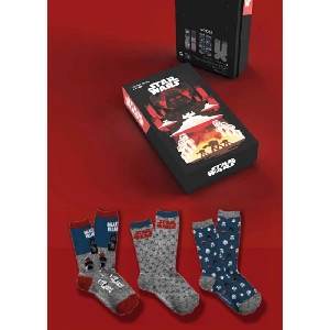 Calcetín hombre Star Wars 21082P Pack de 3 Navidad
