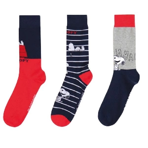 Calcetín hombre Snoopy 21339P Pack de 3