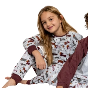 Pijama infantil niña Admas 63354 Punto Interlock