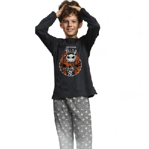 Pijama infantil niño Pesadilla antes de Navidad 63886 Punto Interlock