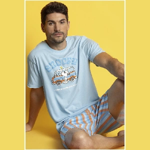 Pijama hombre Snoopy 64007 Punto