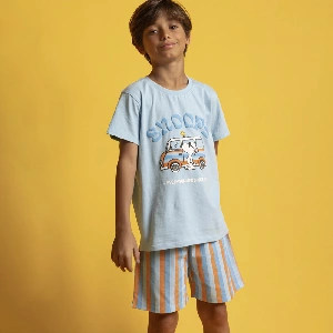 Pijama infantil niño Snoopy 64027 Punto