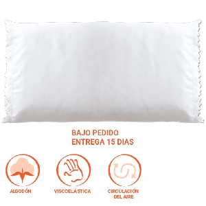 Almohada cuna viscoelastica  almocuan