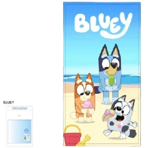 Toalla infantil Bluey EZ78118 Microfibra