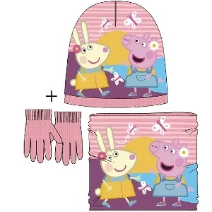 Set de 3 piezas infantil niña Pepa Pig HW4040