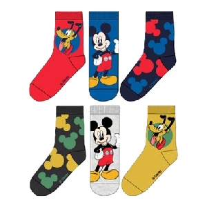 Calcetín infantil Mickey HY06034 Pack de 6 tripacks