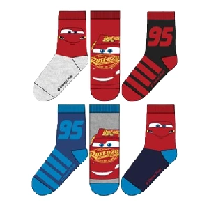 Calcetín infantil Cars HY06045 Pack de 6 tripacks