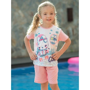 Pijama infantil niña corto Kinanit 234 Primavera-verano