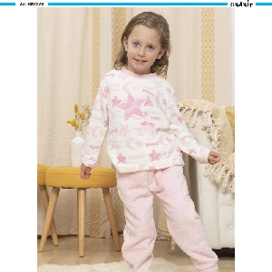 Pijama infantil niña coralina Kinanit KN278 otoño-Invierno