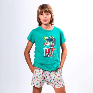 Pijama infantil niño KinaNit 320 Algodón