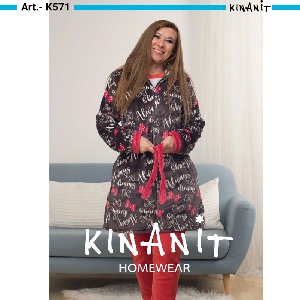 Bata mujer KinaNit KN571 otoño-invierno Coralina corta