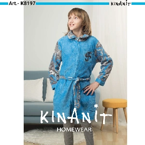 Bata infantil niño KinaNit KN8197 otoño-invierno Coralina