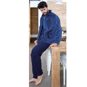 PIJAMA MUSLHER HOMBRE INVIERNO 205634 - Ropa Interior - Lencería - Pijama  hombre - Pijama