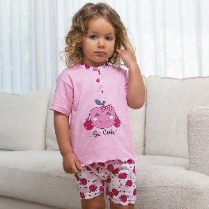 Pijama infantil niña Muslher MU242008 Punto liso