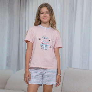 Pijama juvenil niña Muslher MU244000 Punto liso