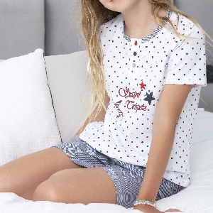 Pijama juvenil niña Muslher MU244014 Punto liso