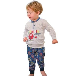 Pijama infantil niño Muslher 262007 Punto liso
