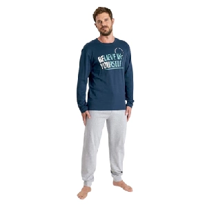 Pijama hombre Muydemi 350030 otoño-invierno Interlock