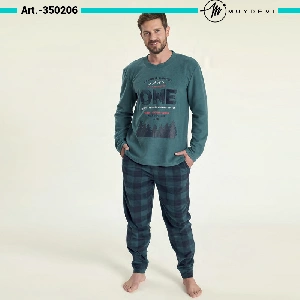 Pijama hombre Muydemi 350206 otoño-invierno micropolar