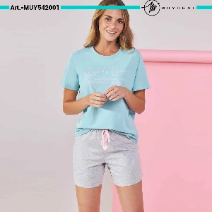 Pijama de mujer Muydemi 542001 punto liso primavera-verano