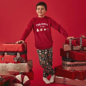 Pijama infantil Promise N20828 Terciopelo Navidad Unisex