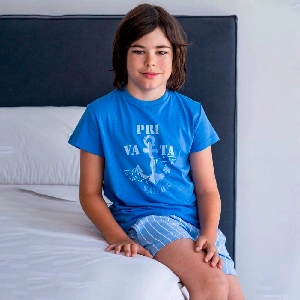 Pijama infantil niño Privata PV26201 Punto liso