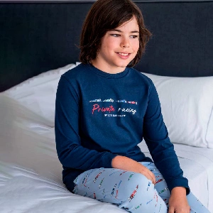 Pijama infantil niño Privata PV26202L Punto liso