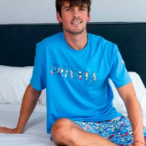 Pijama hombre Privata PV26325 Punto Liso
