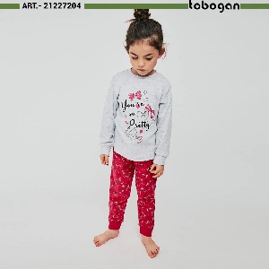 Pijama infantil niña Tobogán 21227204 interlock Otoño-Invierno