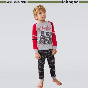Pijama infantil niño Tobogan 22207003 Otoño-invierno Interlock