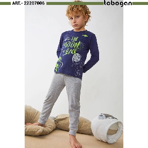 Pijama infantil niño Tobogan 22207006 Otoño-invierno Interlock
