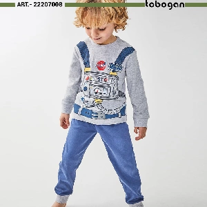 Pijama infantil niño Tobogan 22207008 Otoño-invierno Interlock