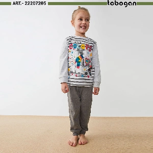 Pijama infantil niña Tobogan 22207205 Otoño-invierno Interlock