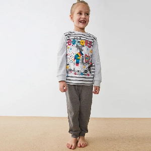 Pijama infantil niña Tobogan 22207205 Otoño-invierno Interlock